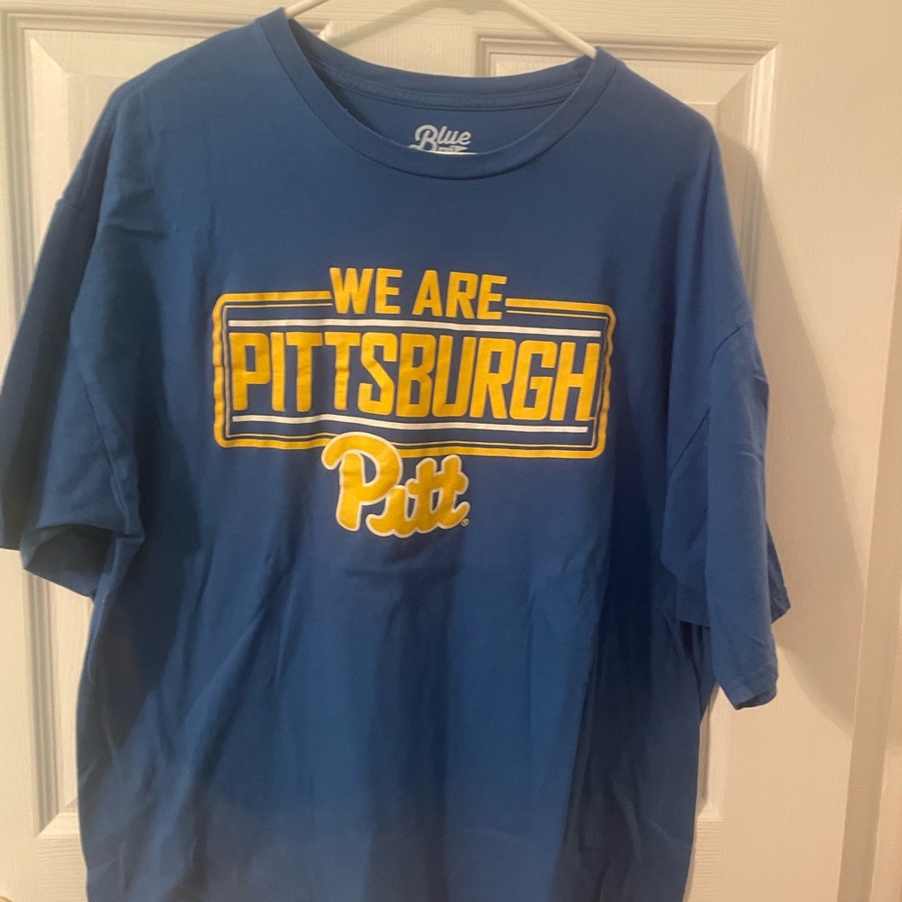 Blue Pittsburgh Graphic T-Shirt